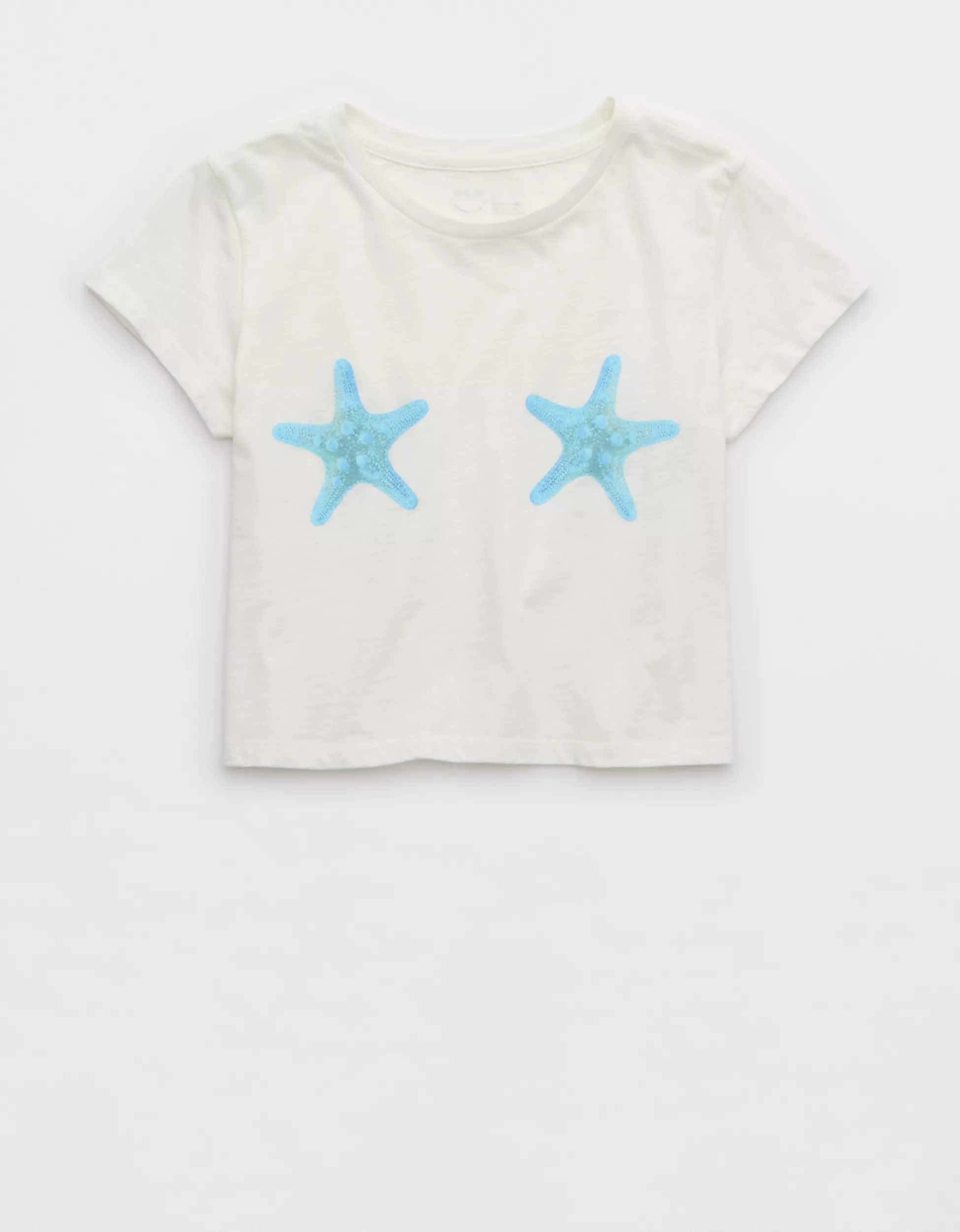 Aerie Cropped Graphic Baby T-Shirt | Aerie