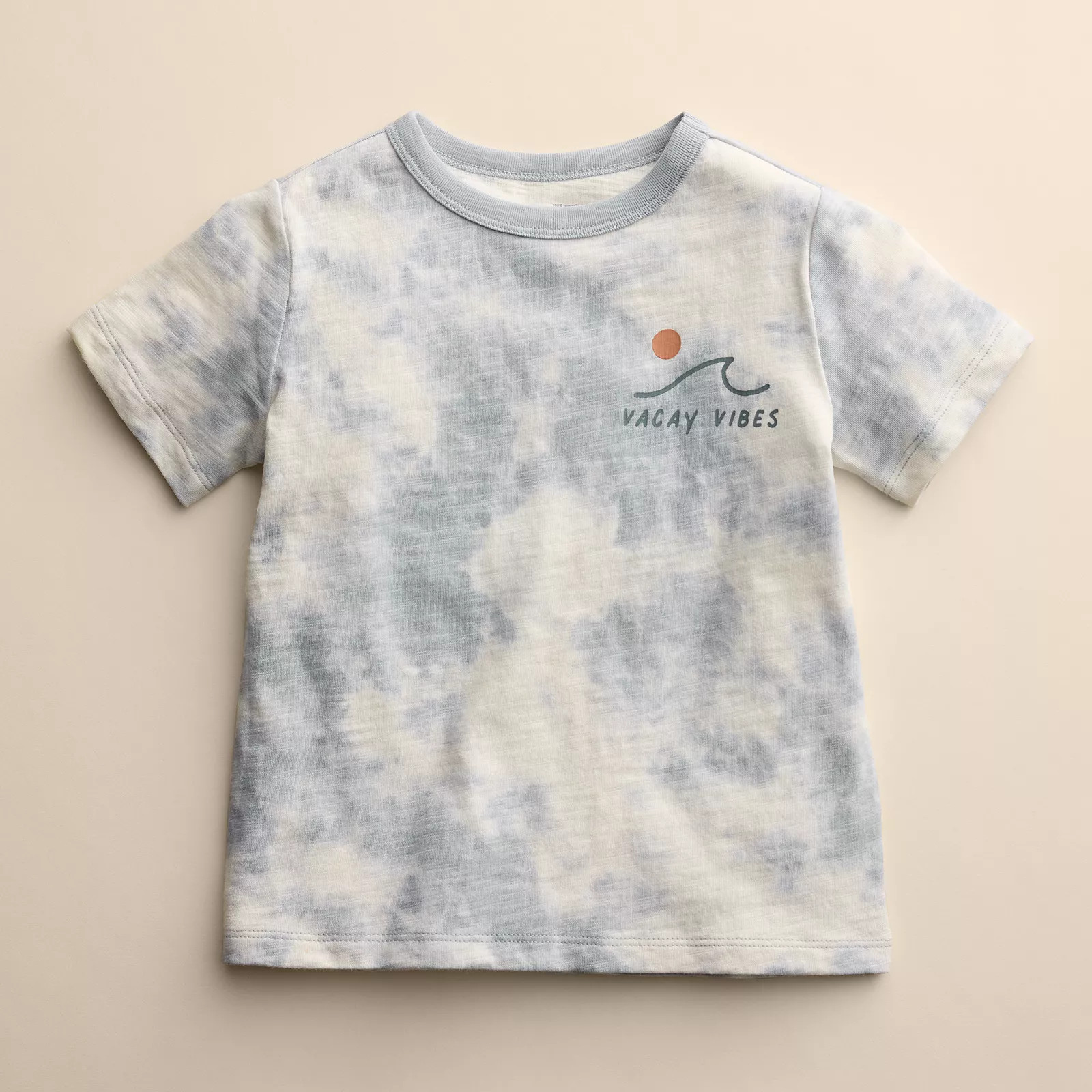 Kids 4-12 Little Co. By Lauren Conrad Organic Core Tee, Girl's, Blue Ivory Dye | Kohl's