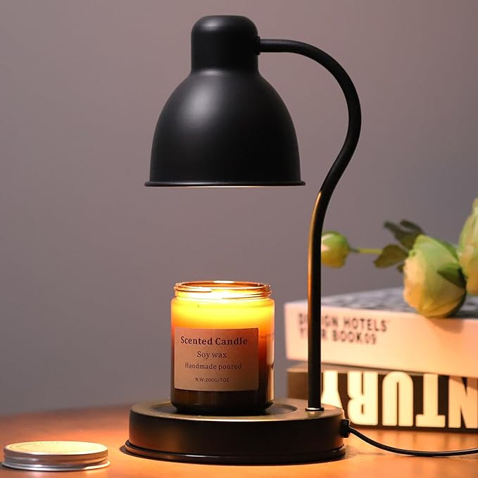 Candle Warmer Lamp with 2 Bulbs,Timer & Dimmer,Compatible with Large Yankee Candle Jars, Candle L... | Amazon (US)