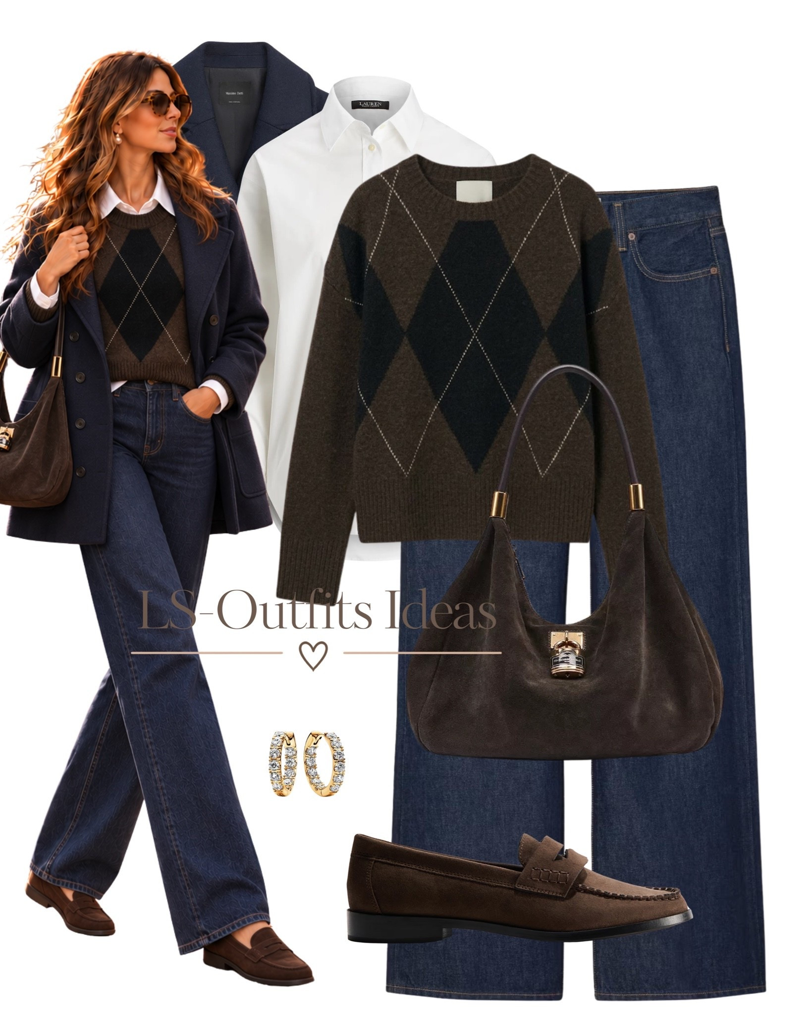 Fall outfit inspiration 🍂🤎 A mix of polished layers, cozy knits, classic denim, crisp whites, rich burgundy, chocolate brown, navy and soft neutrals. These looks are perfect for everyday fall style—easy to wear, comfortable, and effortlessly put together. From loafers and sneakers to statement bags and layered sweaters, each outfit is designed for chic everyday dressing.

Shop the pieces to recreate your favorite look! 🤎

LTK keywords: Fall outfits • Fall outfit ideas • Casual chic style • Everyday outfits • Layered looks • Sweater outfits • Denim outfits • Neutral style • Burgundy outfit • Brown outfit • Fall fashion 2026 • Women’s fashion • Casual fall style