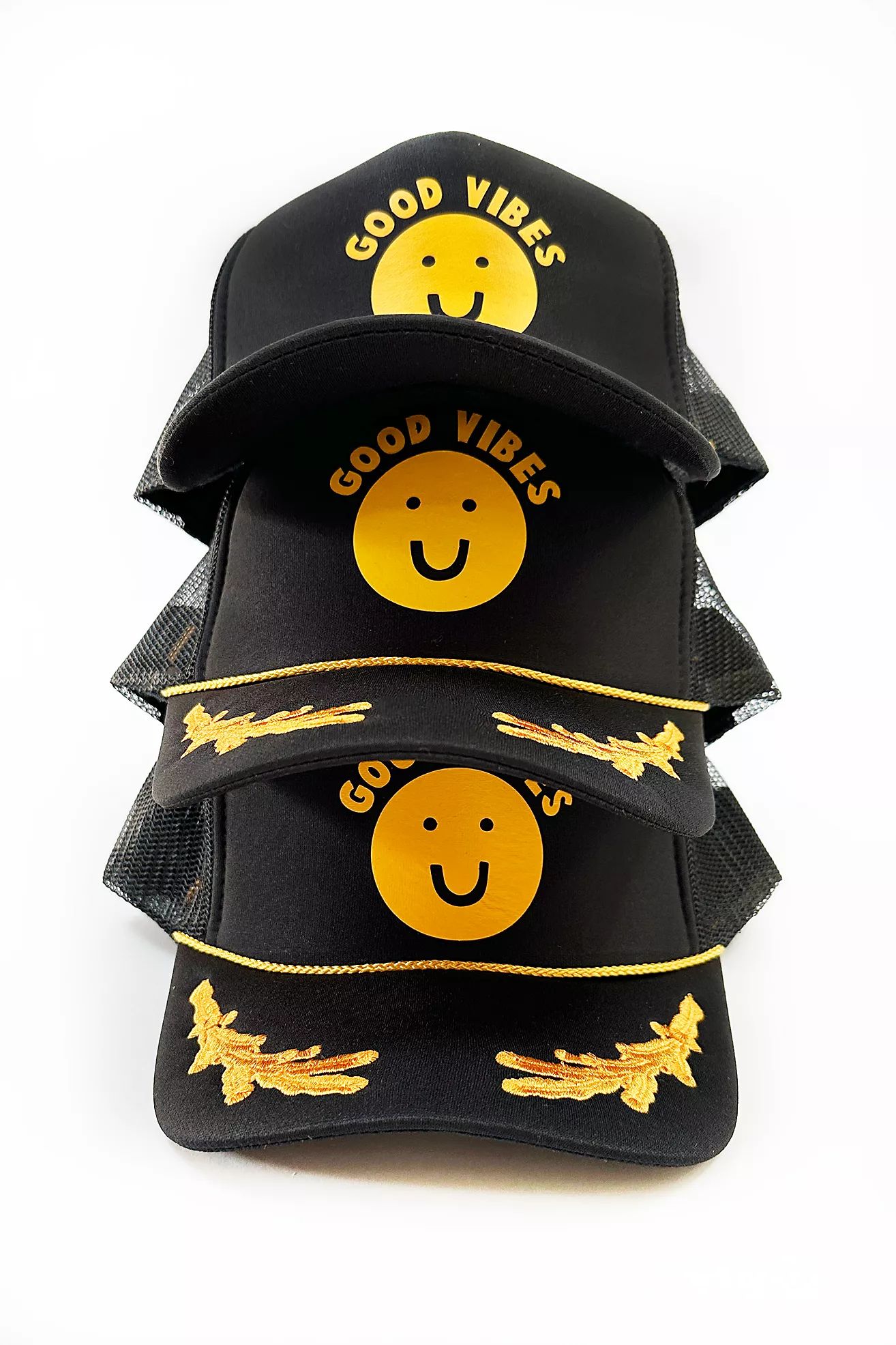 Hatch General Store Good Vibes Smiley Trucker Hat | Free People (Global - UK&FR Excluded)