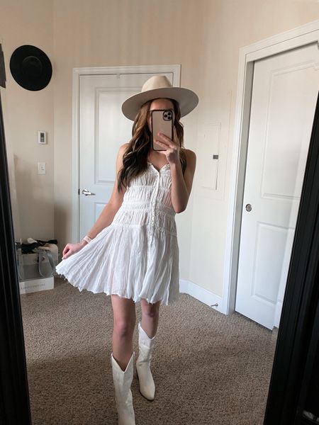 outfits i’m packing for dallas 🤠 dress is free people runs tts / cowboy boots are from princess polly runs tts 

#LTKstyletip #LTKunder100 #LTKshoecrush