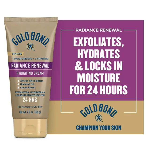 Gold Bond Radiance Renewal Hand and Body Lotion & Cream with Cocoa & Shea Butter for Dry Skin 5.5... | Walmart (US)
