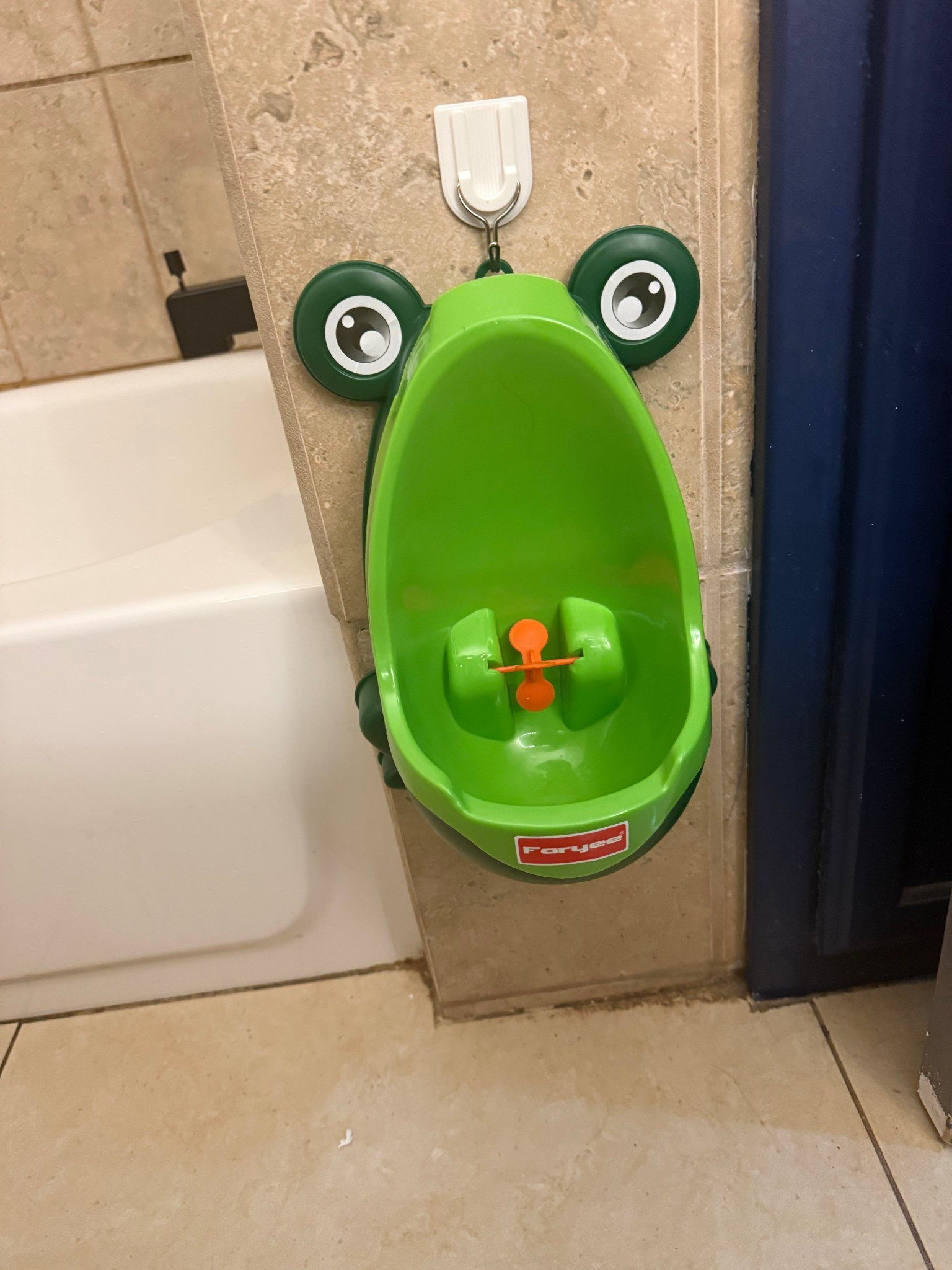 Get your little man to tinkle on the froggy in no time!!! This urinal for toddlers is so adorable & the easiest way to train your little one to potty. Super easy to clean. 

#LTKKids #LTKBaby #LTKBump