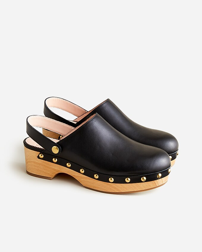Convertible leather clogs | J. Crew US