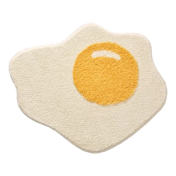 Cute egg rug mat | Floor home decor | Etsy (CAD)