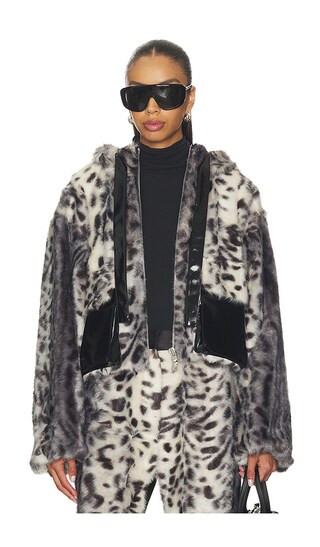 Hesse Faux Fur Leopard Jacket | Revolve Clothing (Global)