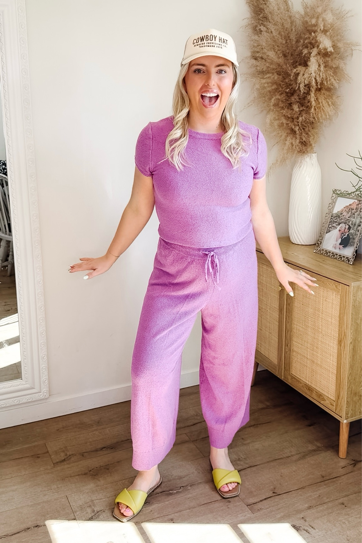 Free people set
Midsize style
Purple matching set
Midsize outfit
Vacation outfit
Travel outfit
Trucker hat 
Size large 

#LTKfindsunder100 #LTKmidsize #LTKstyletip