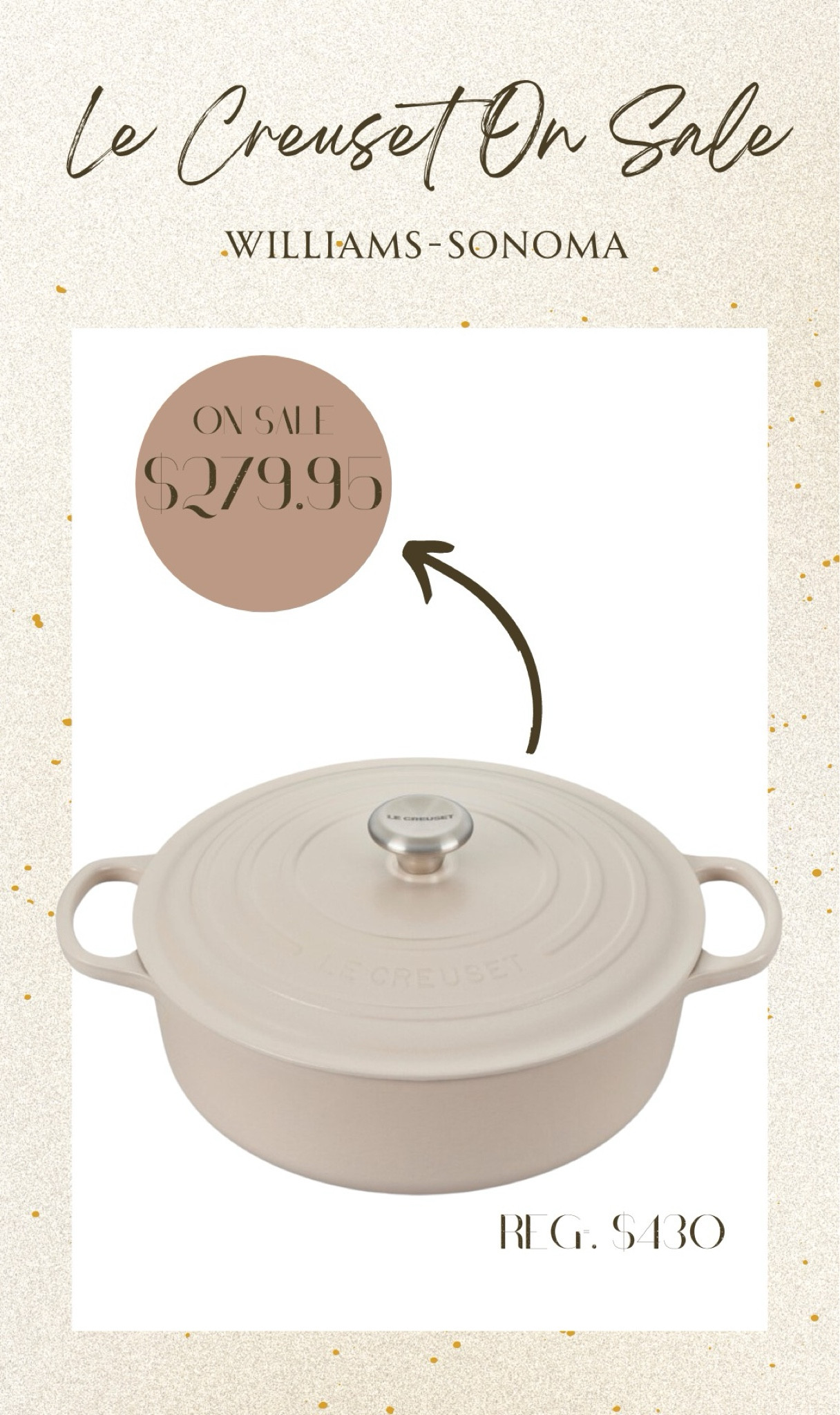 Le Creuset ON SALE! This 6 3/4 Qt Dutch Oven is the PERFECT chili pot! Reg. $430 

kitchen | sale | fall | football | chili | home finds 

#LTKHome #LTKSeasonal #LTKSaleAlert