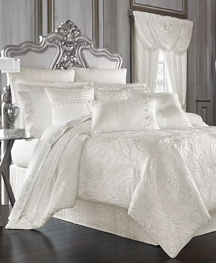 J Queen New York Bianco 4-Pc. Comforter Set, Queen - Macy's | Macy's