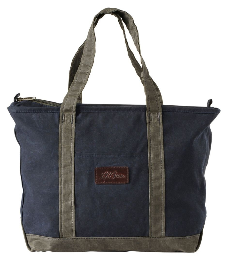Waxed-Canvas Tote Bag | Tote Bags at L.L.Bean | L.L. Bean
