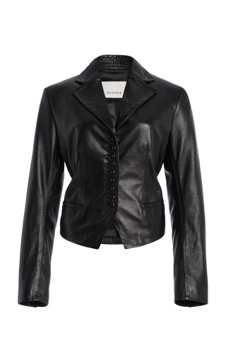 Tailored Leather Blazer | Moda Operandi (Global)
