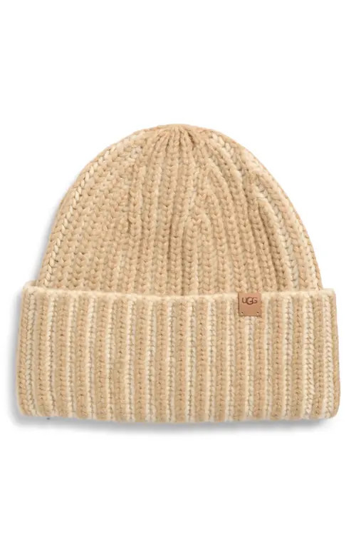 UGG(r) Chunky Plaited Beanie in Cream Multi at Nordstrom | Nordstrom