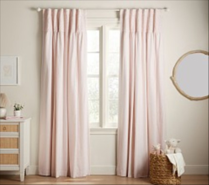 Click for more info about Smocked Top Blackout Curtain