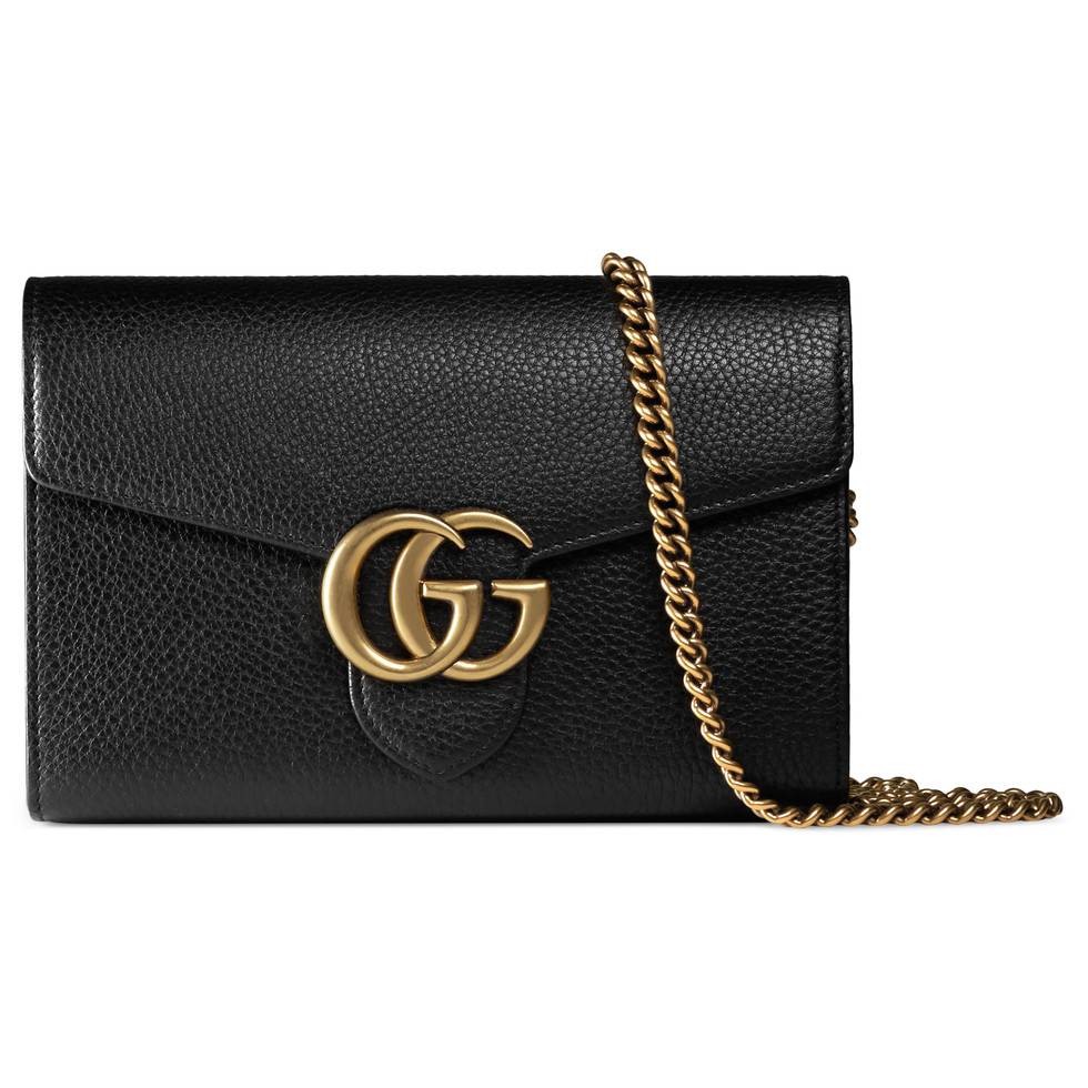 GG Marmont leather mini chain bag | Gucci (US)