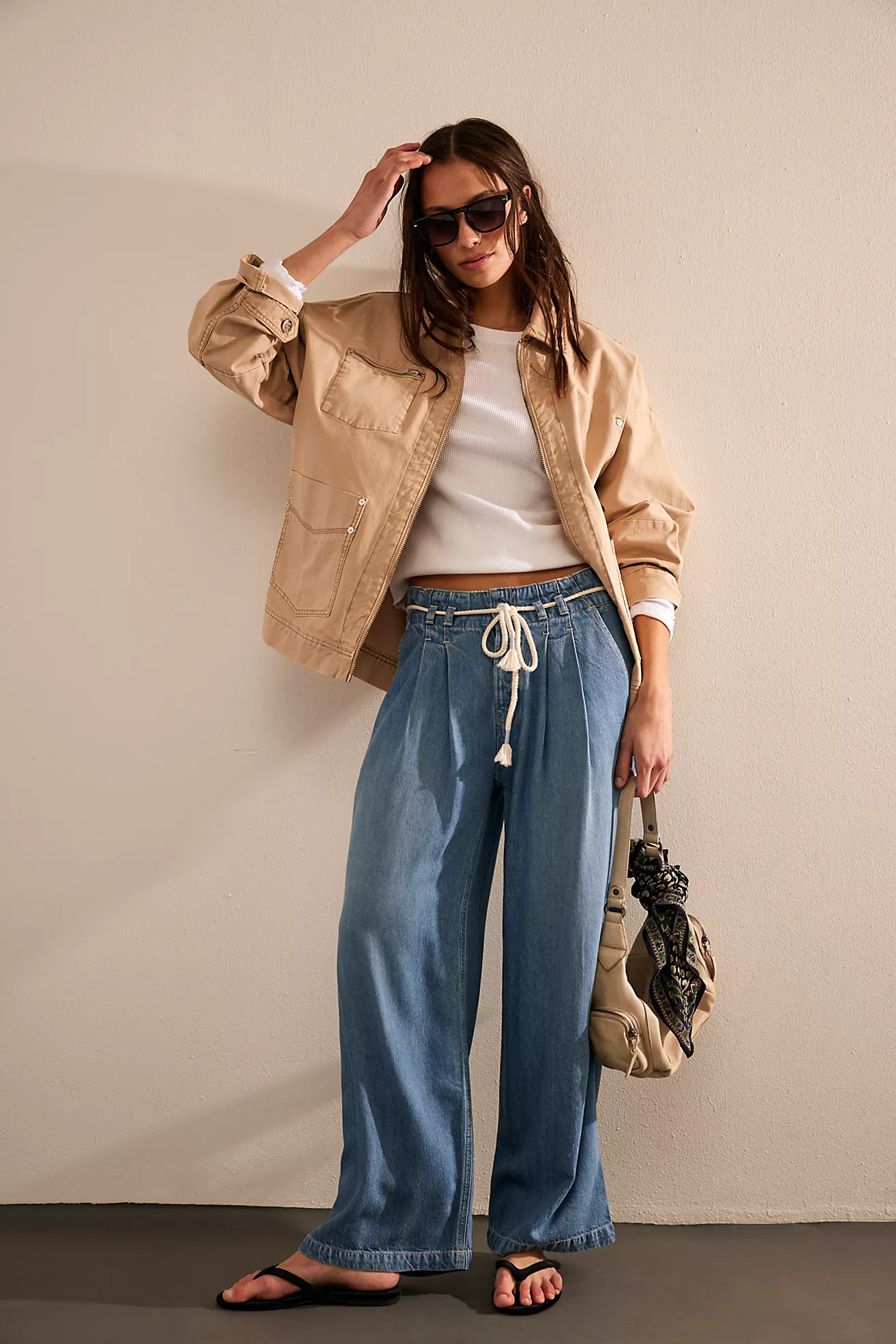 We The Free Dakota Cinched Pull-On Jeans | Free People (Global - UK&FR Excluded)