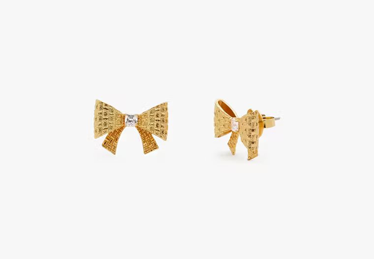 Wrapped In A Bow Studs | Kate Spade (US)
