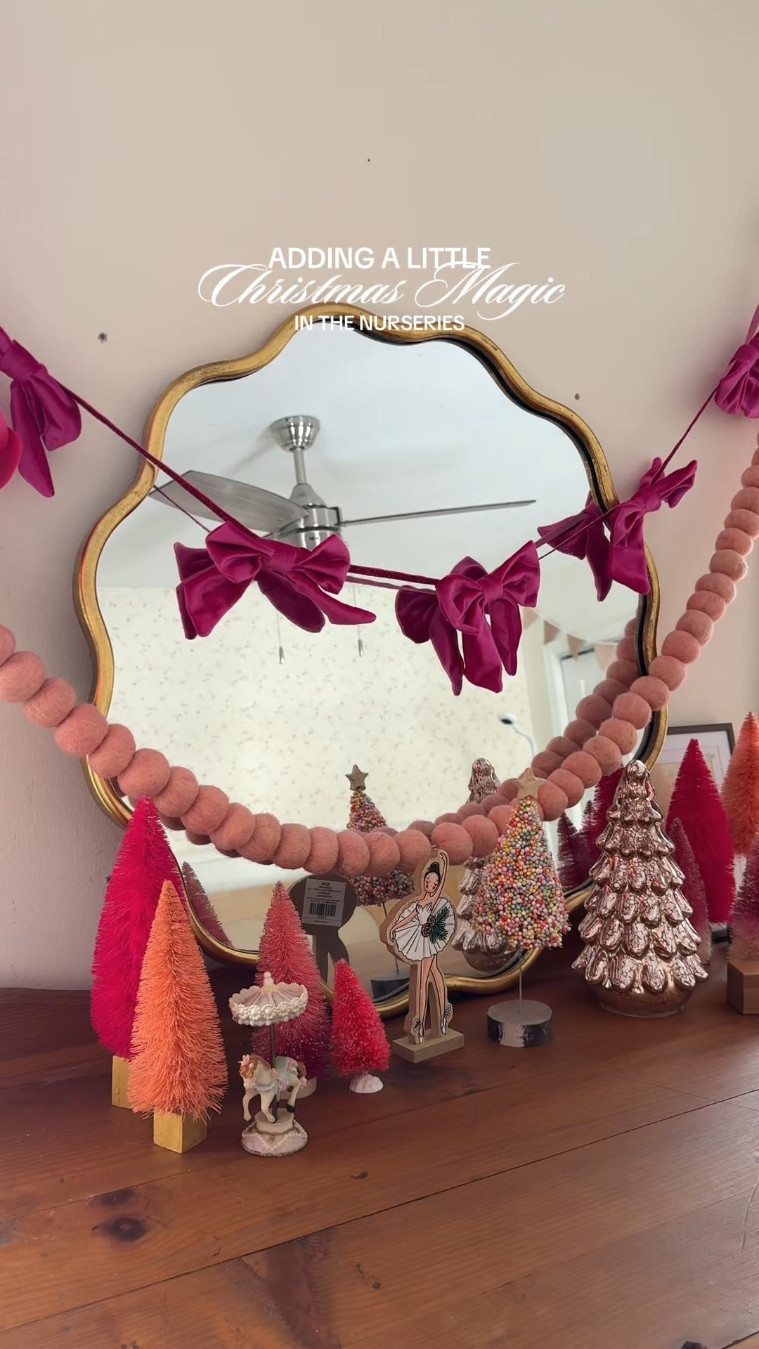 Adding a little Christmas magic to the kids’ nurseries! ✨ Love how these festive touches from Wayfair mix with what I already have🎄💛 @wayfair #Ad #WayfairPartner #Wayfair
