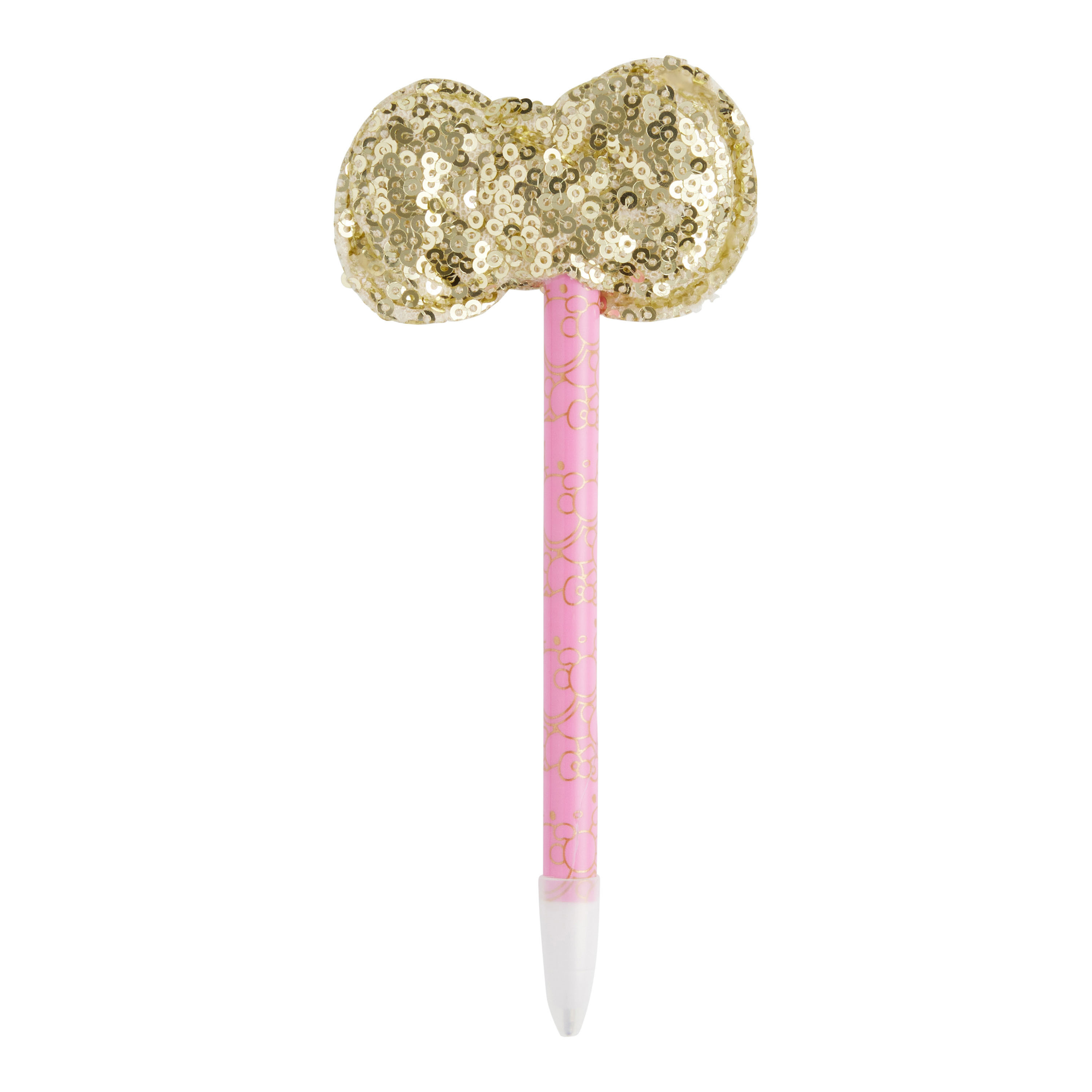 Hello Kitty Pink and Gold Bow Pen | World Market