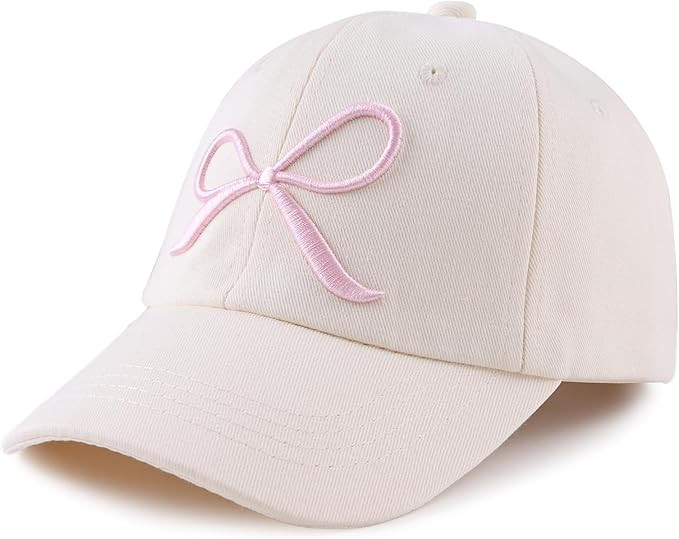 Zsedrut Girls Glitter Baseball Cap Kids Adjustable Ponytail Hat Toddler Summer Mesh Trucker Hats | Amazon (US)