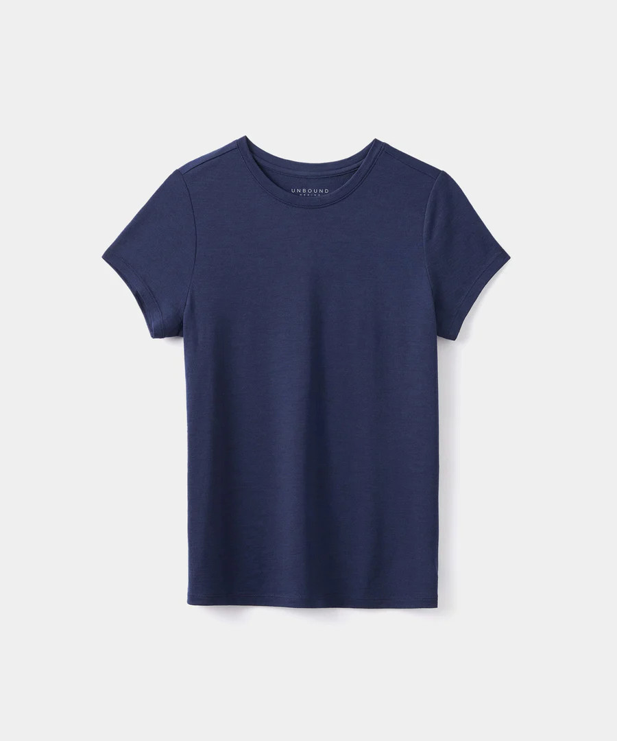 Women's Merino Crew Neck T-Shirt | Unbound Merino | Unbound Merino