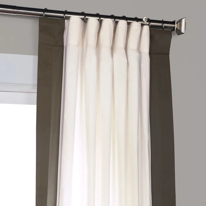 Winsor Semi-Sheer Rod Pocket Single Curtain Panel | Wayfair North America