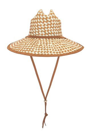 Straw Checkered Hat
                    
                    Lele Sadoughi | Revolve Clothing (Global)