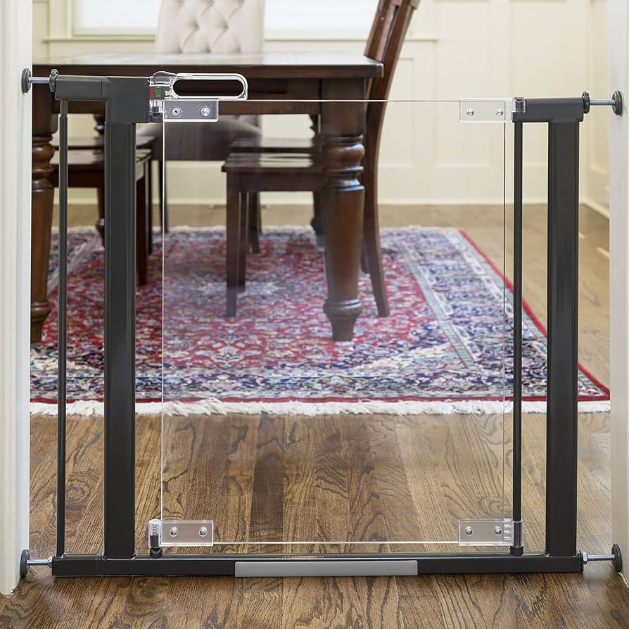 Qdos Safety Crystal Designer Baby Safety Gate - Meets Tougher European Standards - Modern Design ... | Amazon (US)