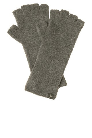 Barefoot Dreams CozyChic Lite Fingerless Gloves in Olive Branch from Revolve.com | Revolve Clothing (Global)