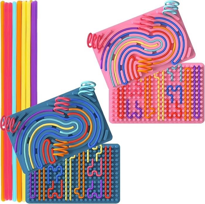 Christmas Stocking Stuffer 2 Packs Sensory Fidget Toys for Kids Toddler Boys,Sensory Activity Boa... | Amazon (US)