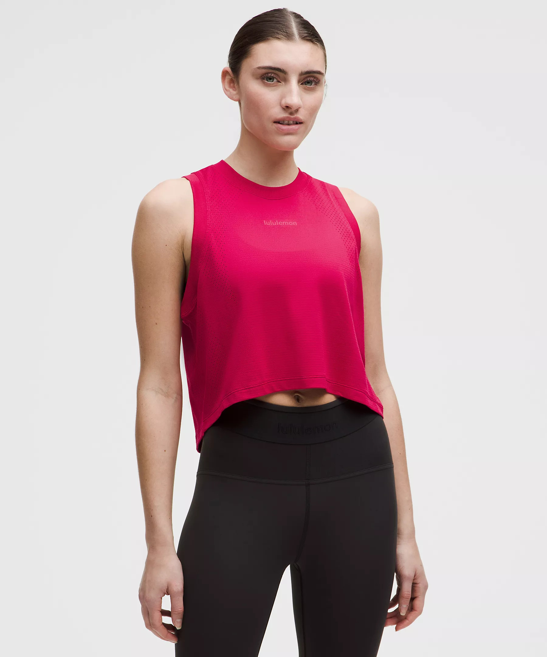 Swiftly High-Low Cropped Tank Top | Women's Sleeveless & Tank Tops | lululemon | Lululemon (US)