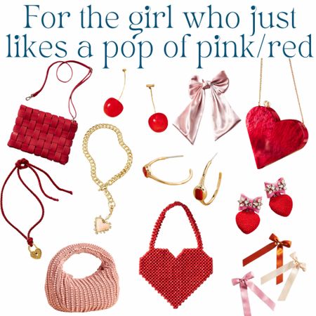 Valentine’s Day accessories for the girl who just likes a pop of color