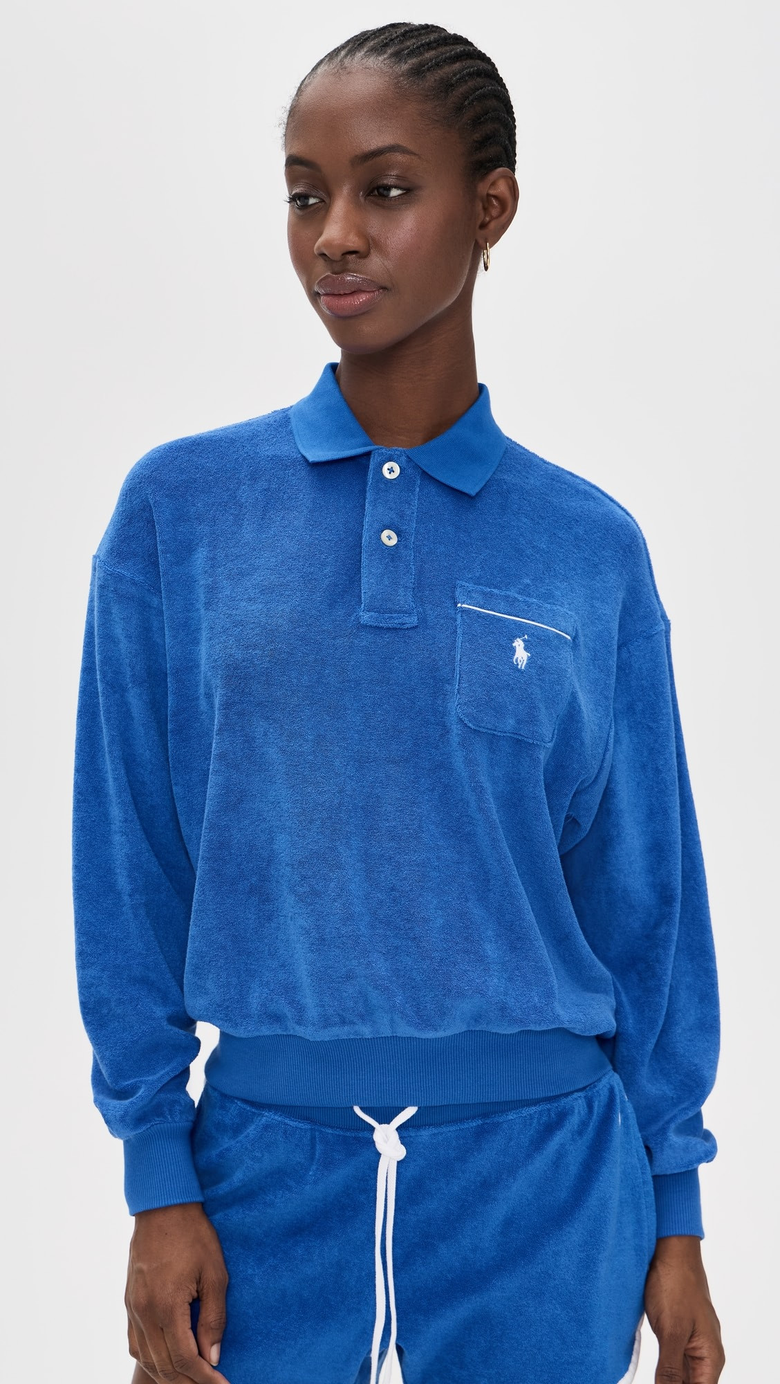 Polo Ralph Lauren Terry Polo Top | Shopbop | Shopbop