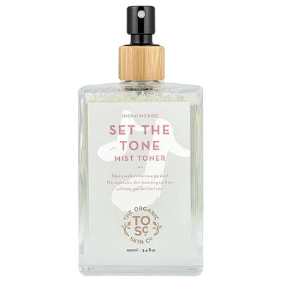 The Organic Skin Co., Set The Tone Mist Toner, For All Skin Types, Hydrating Rose, 3.4 fl oz (100 ml) | iHerb