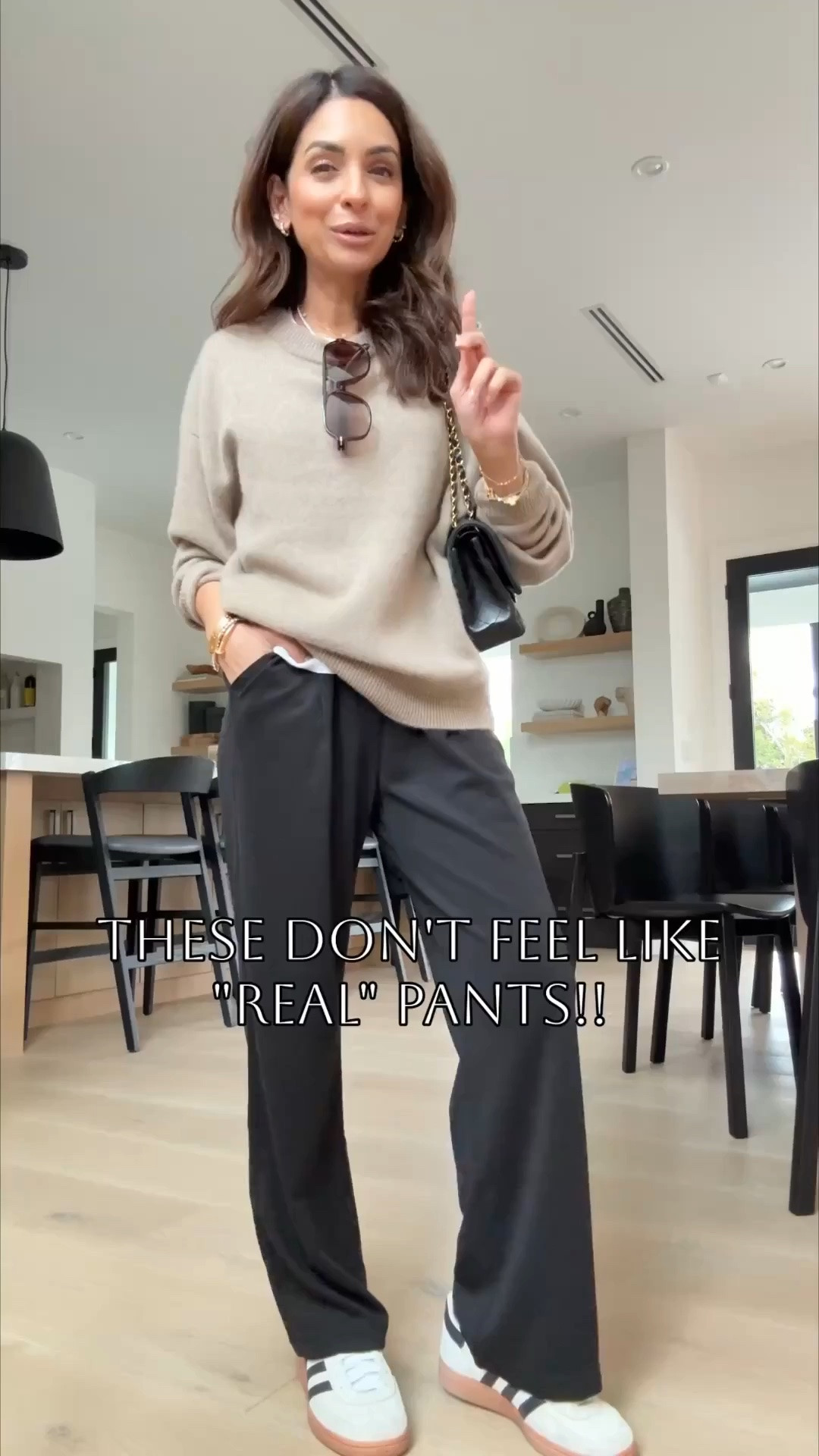 These pants are unbelievably comfortable but still look so chic!