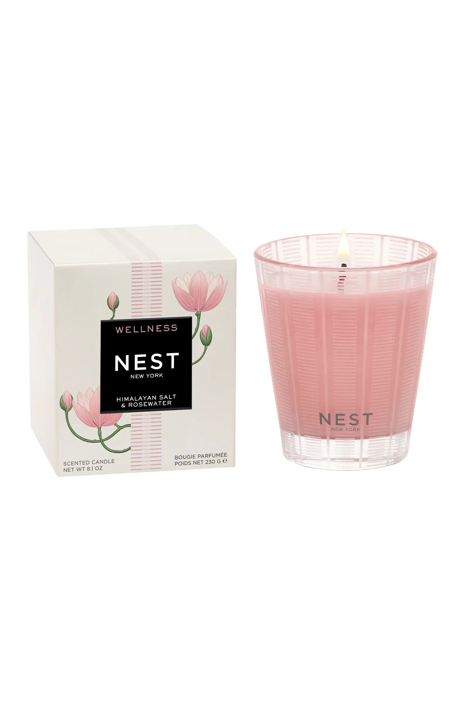 Himalayan Salt & Rosewater Candle | Nordstrom