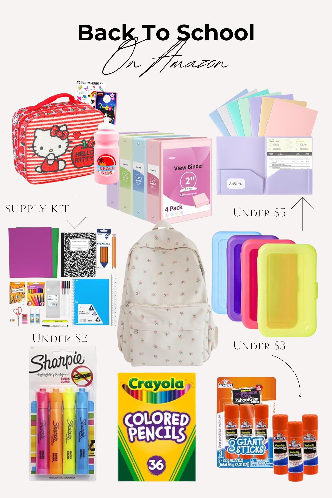 📚 BACK TO SCHOOL MUST-HAVES FROM AMAZON 🎒✨

The school bell is almost ringing, and I’ve rounded up the cutest, most functional school supplies your kids (or you!) will love — and everything’s on Amazon! 🛒💻

From a hello kitty lunchbox, trending backpack, pastel folders and binder and a colorful pack of pencil boxes!

📦 All Prime-shippable & parent-approved!
Tap to shop before the rush! 🛍️
#LTKBackToSchool #AmazonFinds #SchoolSupplies #BackToSchool2025 #LTKSale #MomsOfTikTok #TeacherTok #StudentEssentials #AmazonMustHaves #StudyAesthetic 

 #LTKSaleAlert #LTKFindsUnder50 #LTKFamily