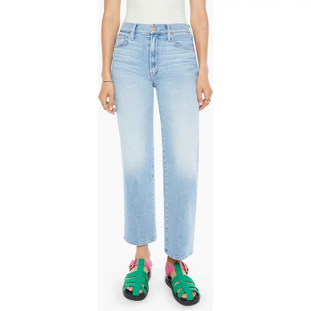 MOTHER The Rambler Ankle Straight Leg Jeans in Look Ma No Hands at Nordstrom Rack, Size 23 | Nordstrom Rack