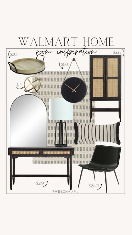 Room inspo from Walmart! Loving this modern feel 🙌🏻

Walmart, Walmart finds, Walmart favorites, Walmart home, home inspiration, home finds, home favorites, room inspiration, room decor, home decor, modern decor, black decor, coastal decor, black decor, black furniture, gold decor, accent decor, black arched mirror, throw pillow, decorative tray, wall clock, accent chair, lounge chair, black table lamp, indoor rug, area rug, office desk, canning, canning storage cabinet

#LTKFind #LTKhome
