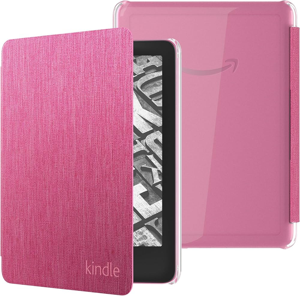 All-New, Clear back case for Kindle Paperwhite (2024 Release) and Kindle Colorsoft - Fabric | Amazon (US)