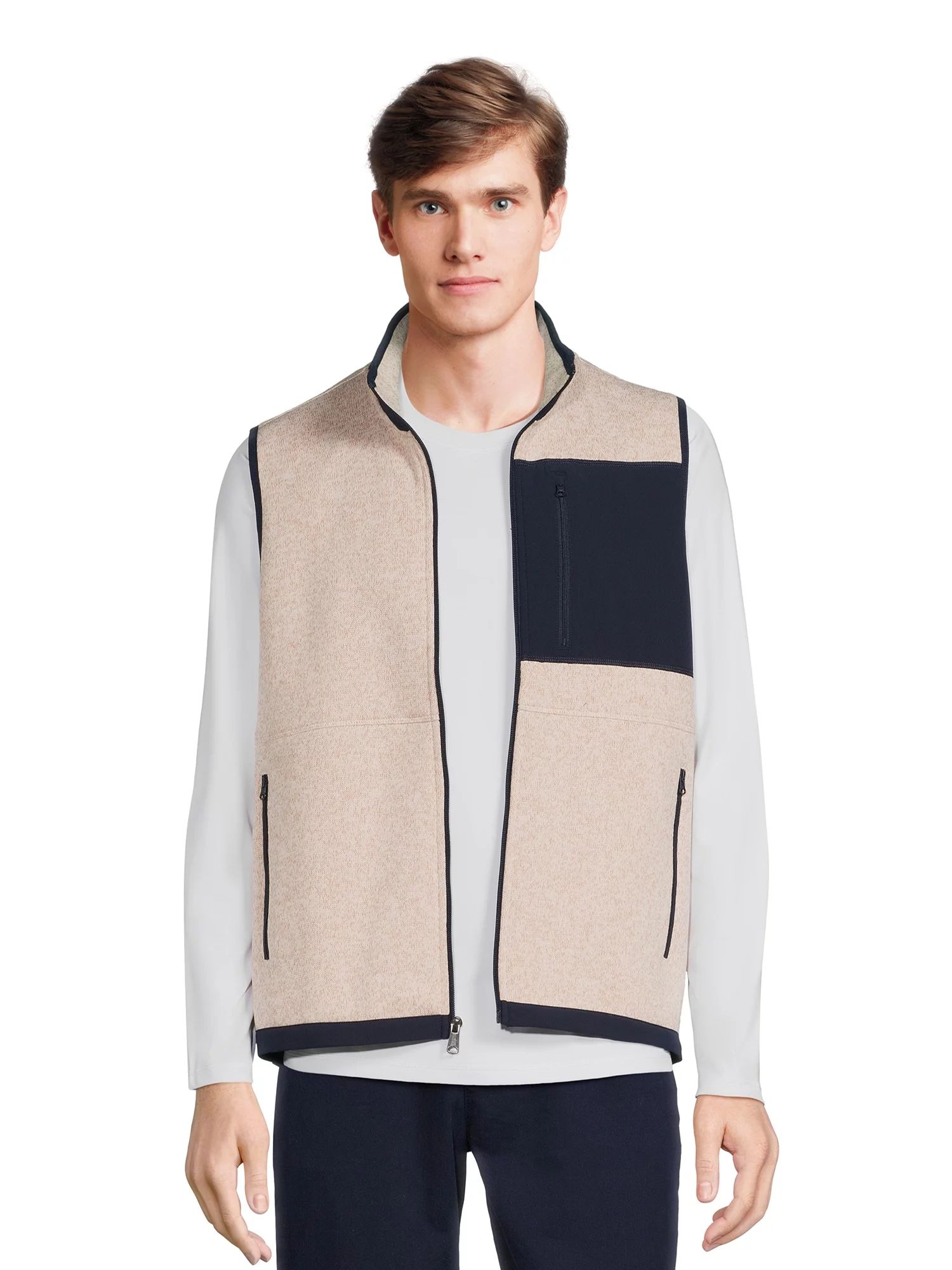 George Mens Sweater Fleece Vest | Walmart (US)