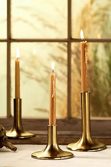 Gold Drop Candlestick | Anthropologie (US)