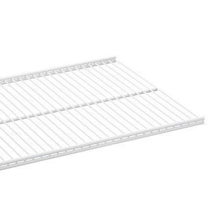 16" x 2' Elfa Ventilated Shelf White | The Container Store