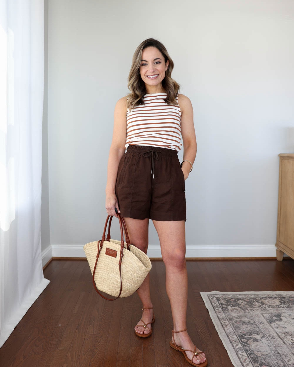 Athleta’s retreat linen shorts are 40% off today! Such a good sale on these. 

I find them to fit true to size (I wear xxs). They’re not sheer, linen is a nice weight and softens over time. Easy to dress up and down! 

Shorts (Athleta): xxs 
Tank top (J.Crew Factory): xxs
Sweatshirt (Athleta): xxs 
Denim top (Walmart): xs 
Sandals (Dolce Vita): true to size 
Sneakers (On): true to size 



#LTKActive #LTKSaleAlert #LTKPetite