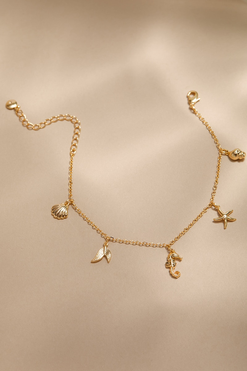 Mary Sea Life Charm Bracelet | Francesca's