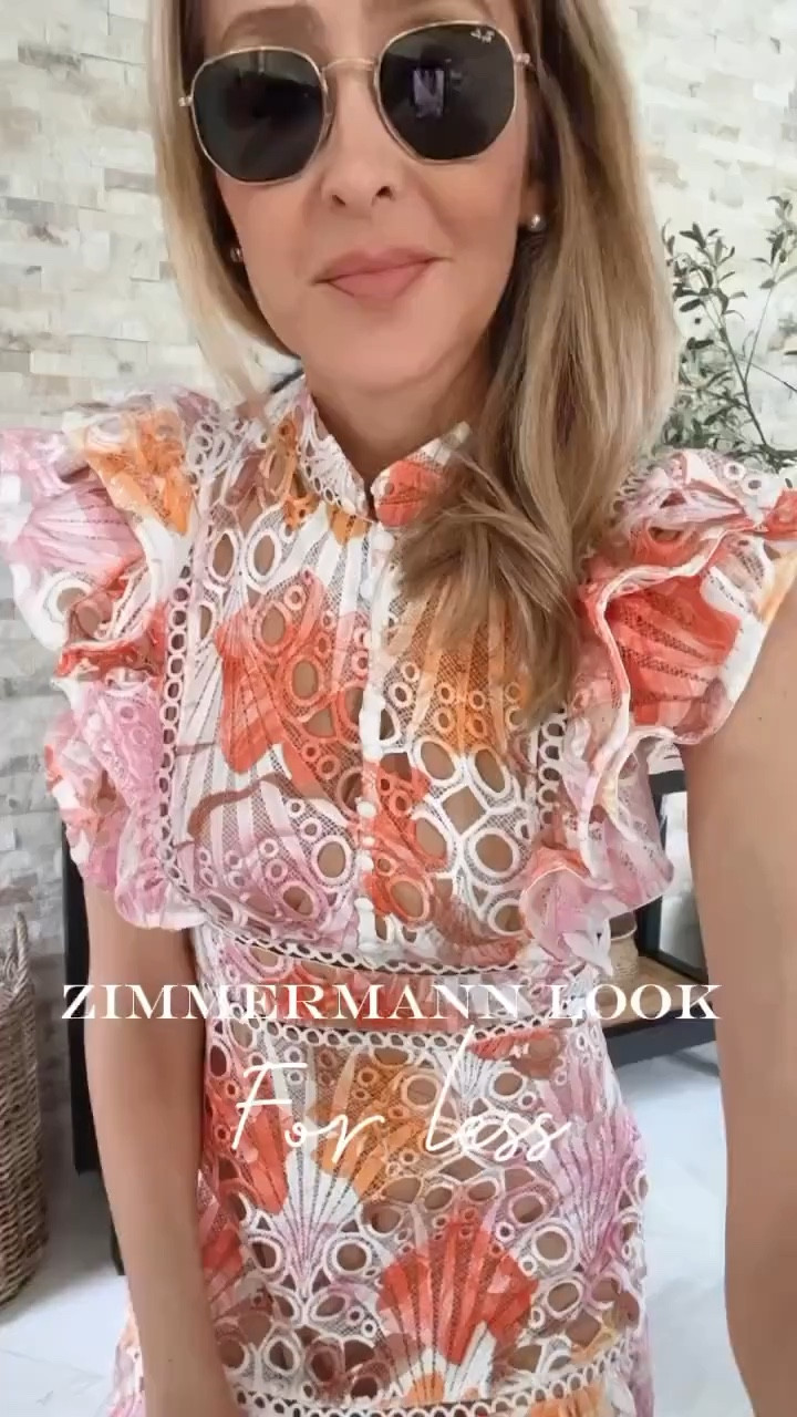 Zimmerman look for less 
Gorgeous and elegant floral eyelet dress
Runs tts, wearing a size small







#LTKootd #LTKU #LTKSeasonal