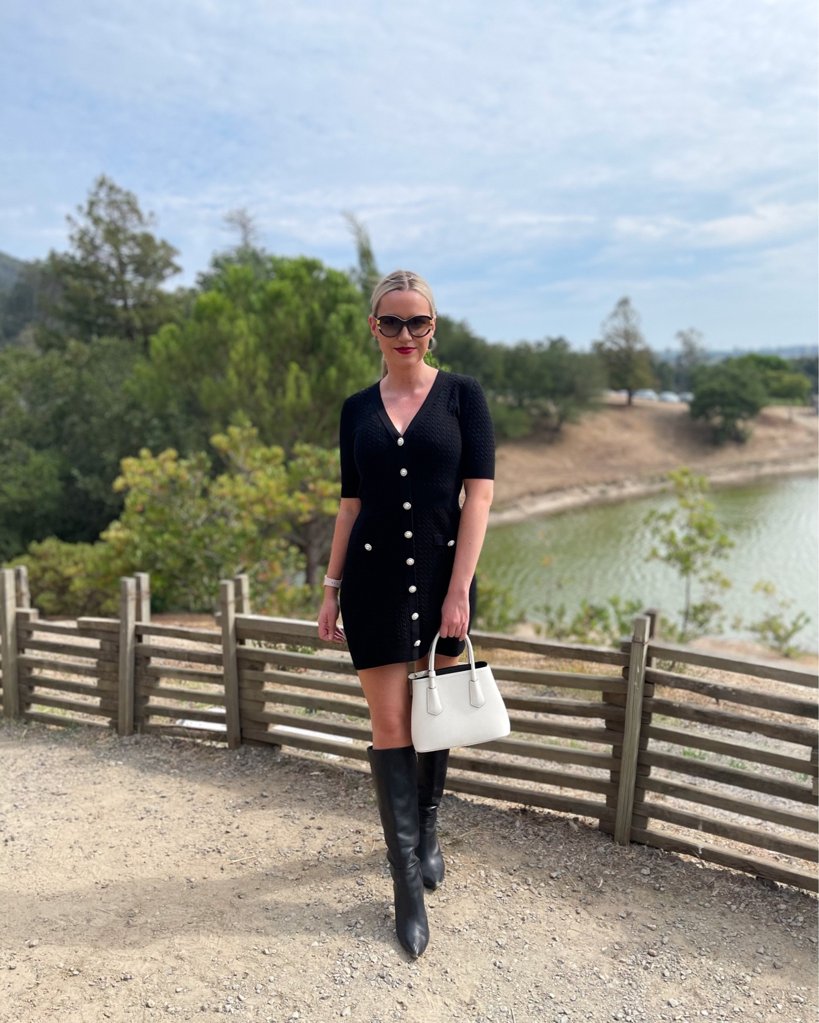 Wore this elegant neutral look while wine tasting in Napa last weekend!

Dress: Small (runs large, should have sized down)
Boots: 9.5

Neutrals | Neutral Fashion | Preppy | Fall | Knee-High Boots

#LTKSeasonal #LTKtravel