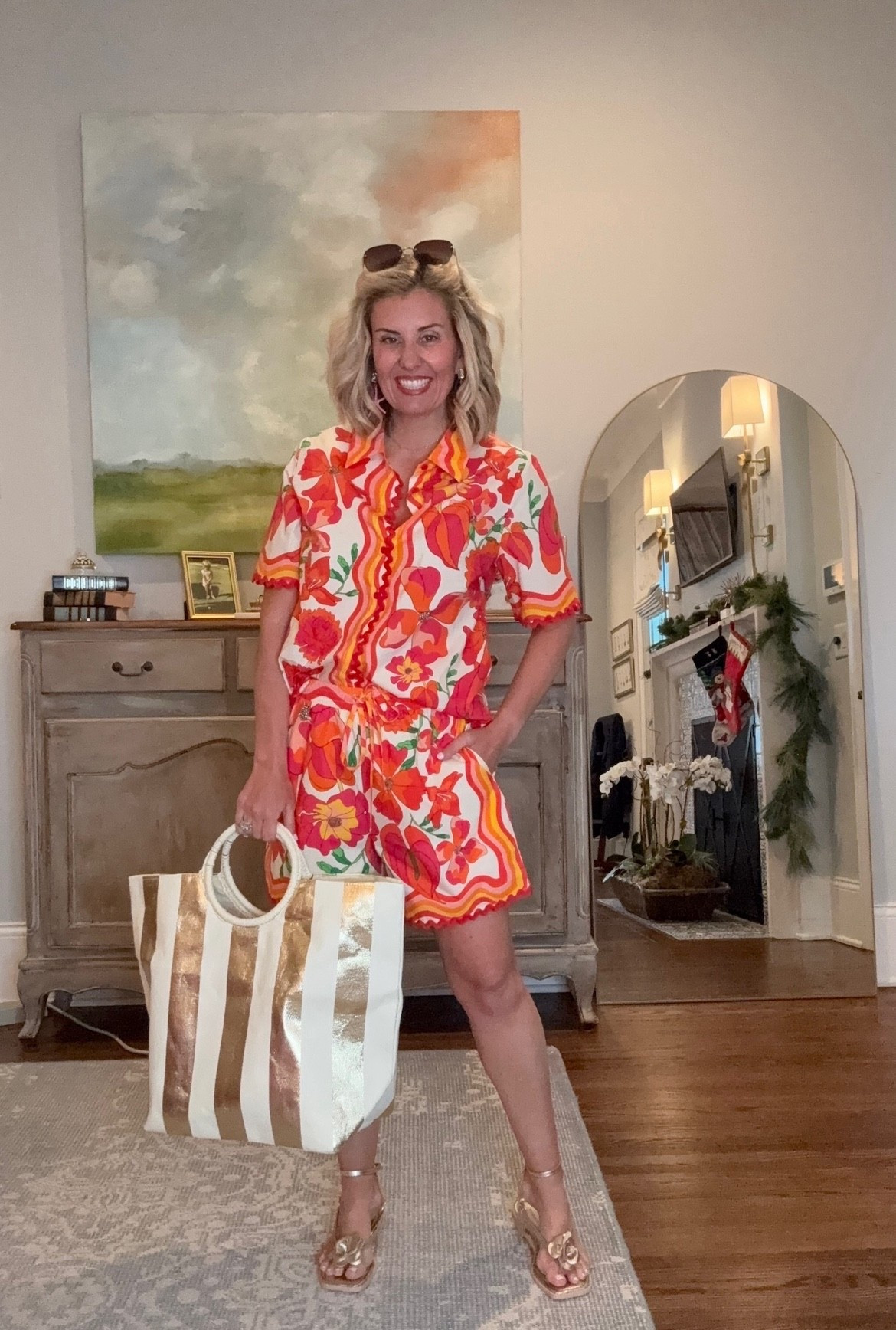 Okay…I’m wearing this as an outfit or swim coverup! Cuteness overload! I’m in xs & 8 sandal. 

#LTKdayinmylife #LTKootd #LTKOver40