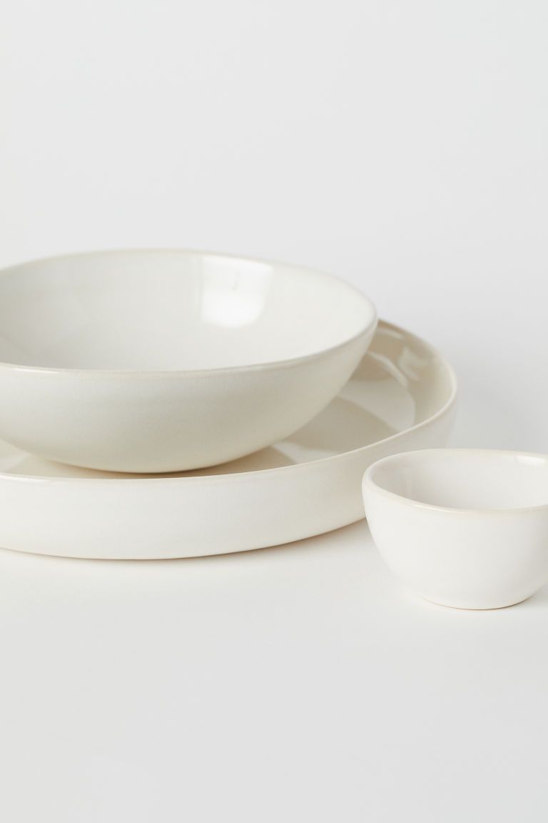 Glazed Stoneware Plate | H&M (US + CA)