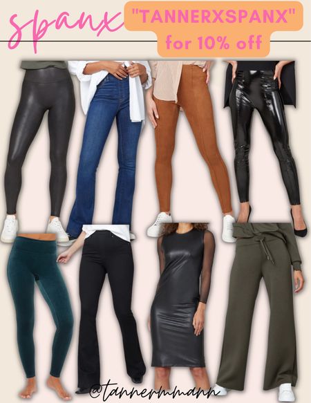 Spanx New Arrivals and Best Sellers 10% off with code TANNERXSPANX #leatherleggings #TannerMann #falloutfits #jeans #falldresses

#LTKstyletip #LTKHoliday #LTKSeasonal